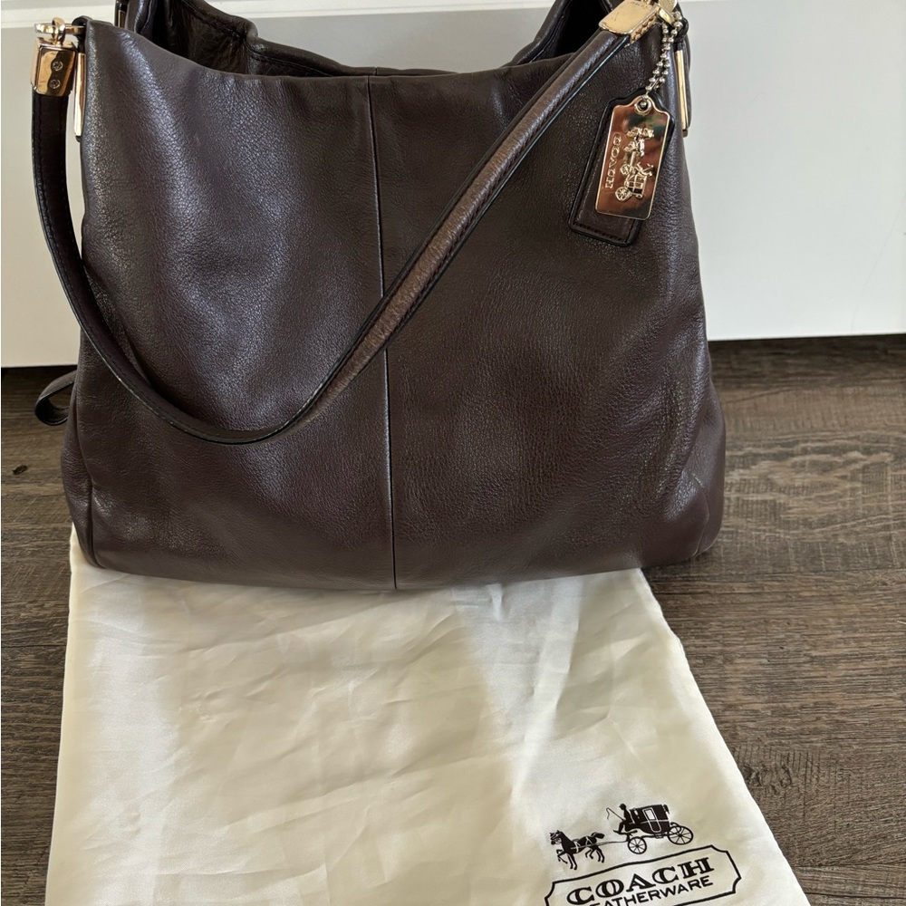 Authentic Coach leather Madison
